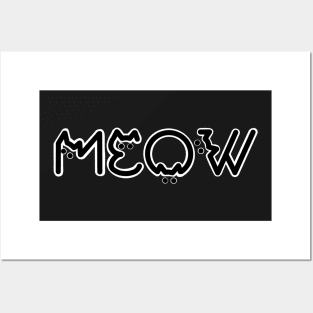 Meow Posters and Art